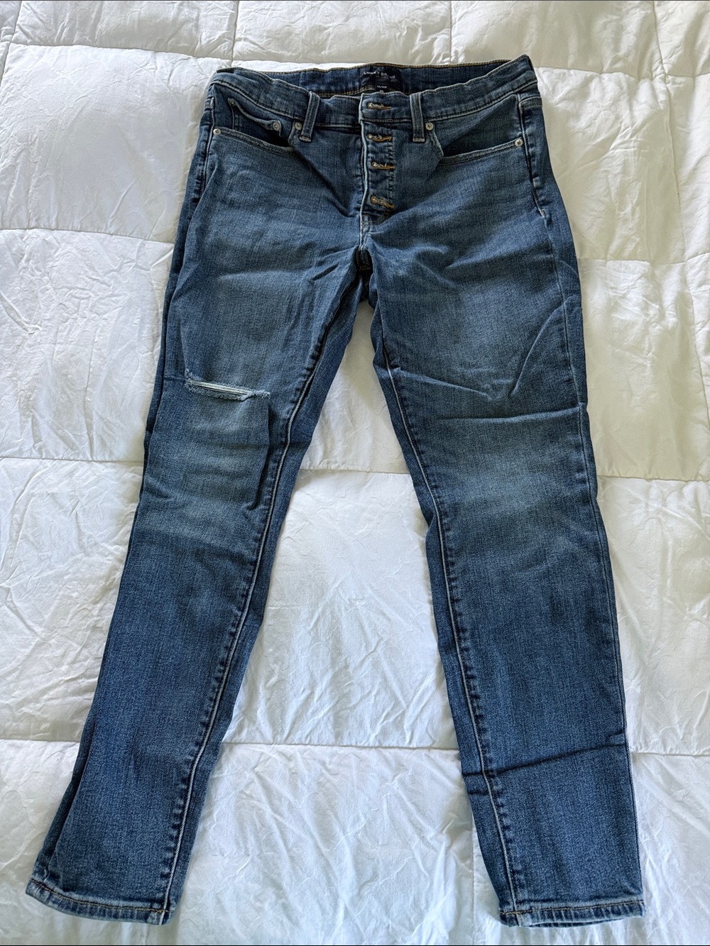 Lucky Brand Women's Indigo Skinny Button-Fly Jeans